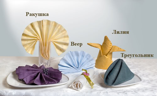как сложить салфетки в салфетнице