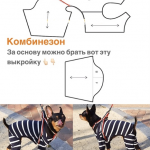 Интересные мастер-классы и простые выкройки комбинезонов для собак Интересные мастер-классы и простые выкройки комбинезонов для собак