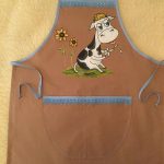 Лучшие  выкройки и пошаговые инструкции пошива кухонного фартука для 5 класса