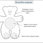 Лучшие  выкройки и пошаговые инструкции пошива игрушки мишки Тедди